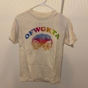 OFWGKTA Kids Short Sleeve Graphic Tee - Cream